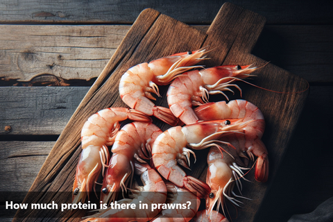 How much protein is there in prawns?