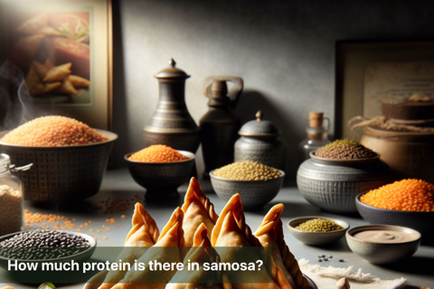 How much protein is there in samosa?