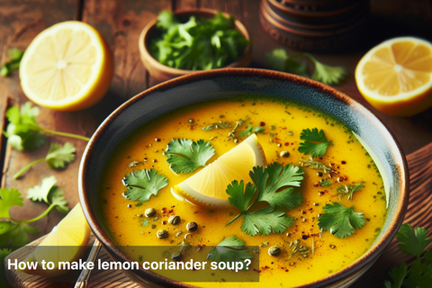 How to make lemon coriander soup?