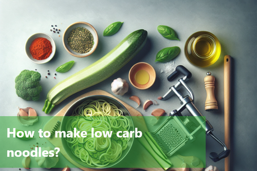 How to make low carb noodles?