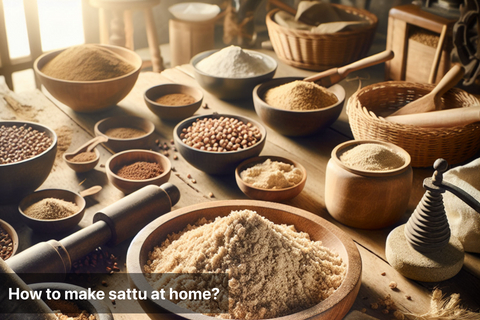 How to make sattu at home?