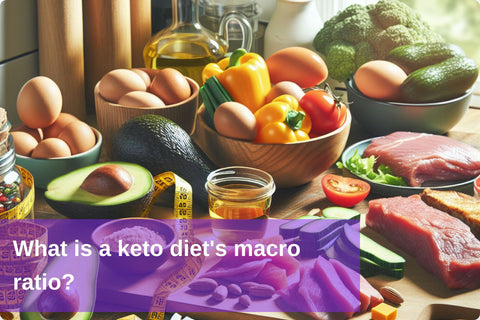 What is a keto diet's macro ratio?