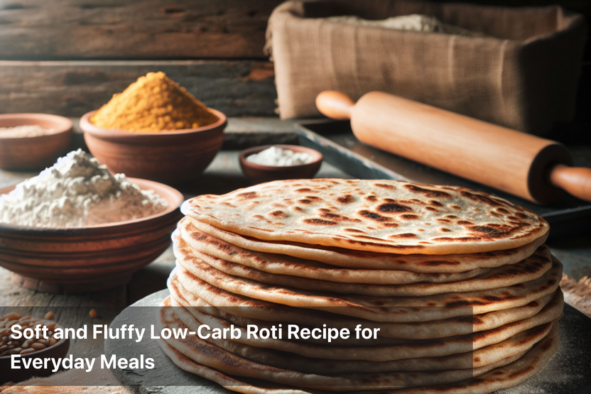 Soft and Fluffy Low-Carb Roti Recipe – Lo! Foods