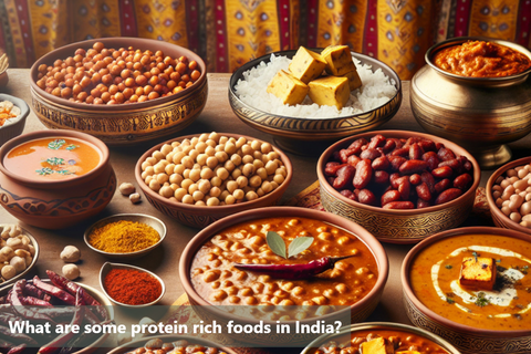 What are some protein rich foods in India?