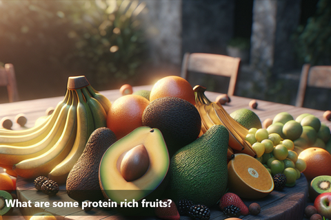 What are some protein rich fruits?