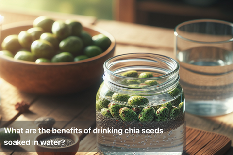 What are the benefits of drinking chia seeds soaked in water?