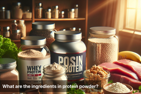 What are the ingredients in protein powder?