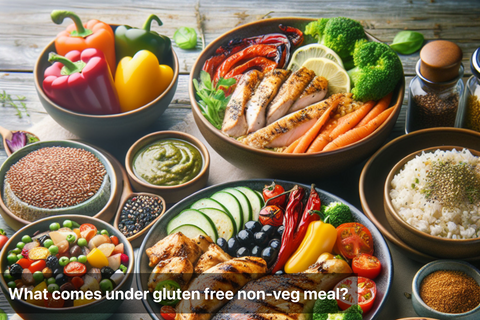 What comes under gluten free non-veg meal?