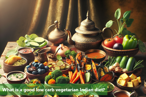 What is a good low-carb vegetarian Indian diet?