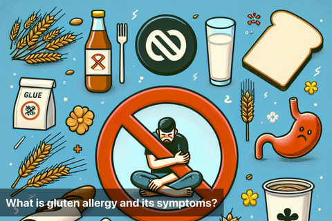 What is gluten allergy and its symptoms?