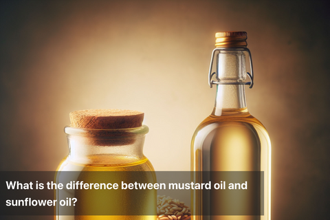 What is the difference between mustard oil and sunflower oil?