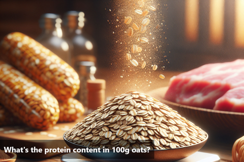 What's the protein content in 100g oats?