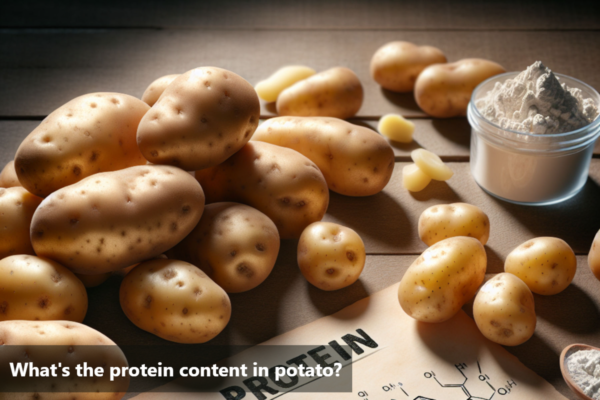 What's the protein content in potato?
