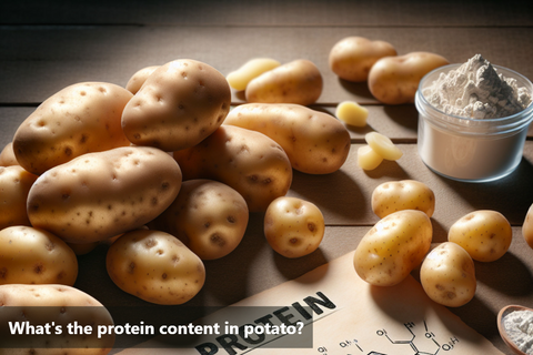 What's the protein content in potato?