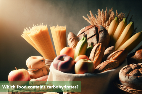 Which food contains carbohydrates?