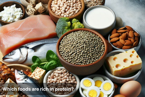 Which foods are rich in protein?