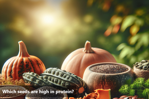 Which seeds are high in protein?