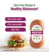 Protein Chef High Protein Burger Bun (No Maida, Multigrain)