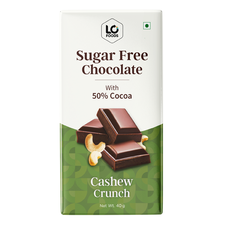 Guilt Free Cashew Crunch Dark Chocolate (Sugar Free)