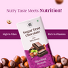 Lo! Foods Sugar Free Dark Chocolate Bar (Hazelnut Heaven)