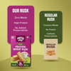 Protein Chef High Protein No Maida Premium Rusk (Elaichi Toast)