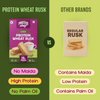 Protein Chef High Protein No Maida Premium Rusk (Elaichi Toast)