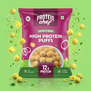 Protein Chef High Protein Puffs Cream & Onion Flavour