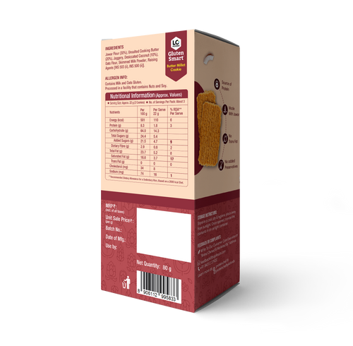 Lo Foods Butter Millet Cookies