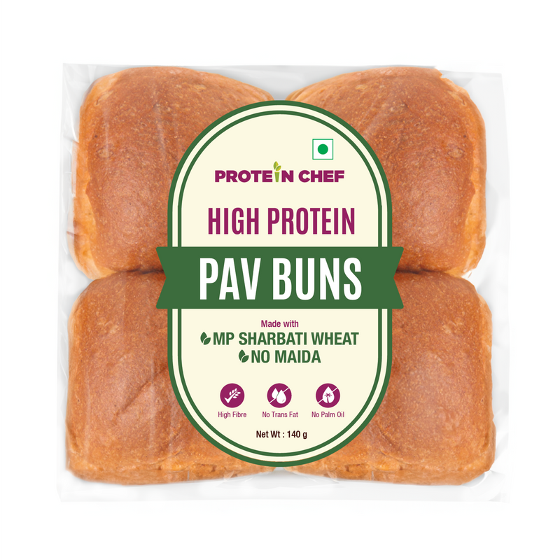 Protein Chef High Protein Pav Bun (Zero Maida, Multigrain)