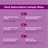 Keto Meal Subscription Plan