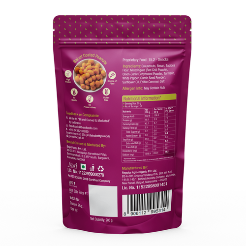 Baked Coated Peanuts