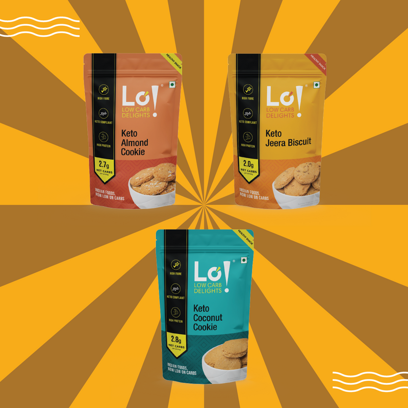 Lo! Foods Keto Sugar Free Cookies Combo - 50% OFF