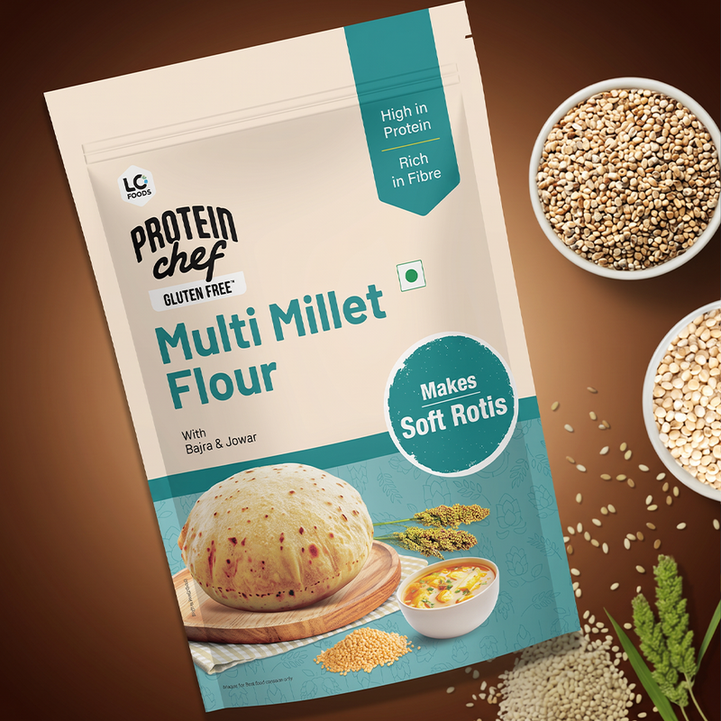 Lo! Foods Gluten Free Atta (Jowar, Ragi Flour and Millet)
