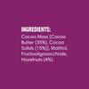 Lo! Foods Sugar Free Dark Chocolate Bar (Hazelnut Heaven)